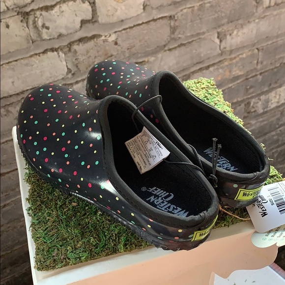 NWT Western Chief Waterproof Garden Clog Black - Picture 4 of 6
